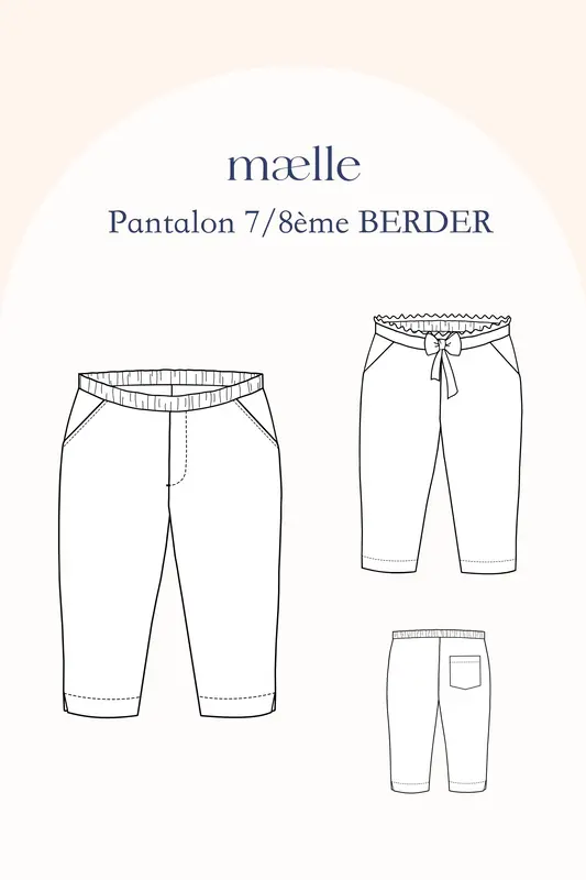 Patron pantalon BERDER Pochette