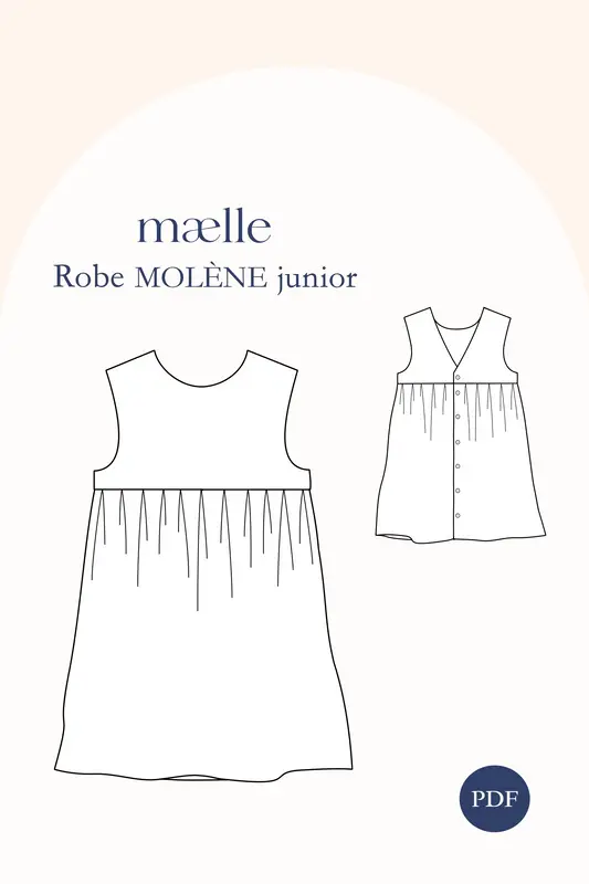 Patron robe MOLENE junior PDF