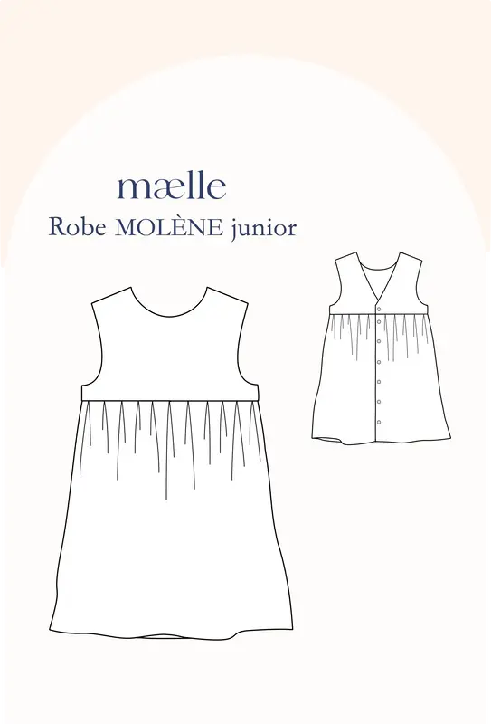 Patron Robe MOLENE junior pochette