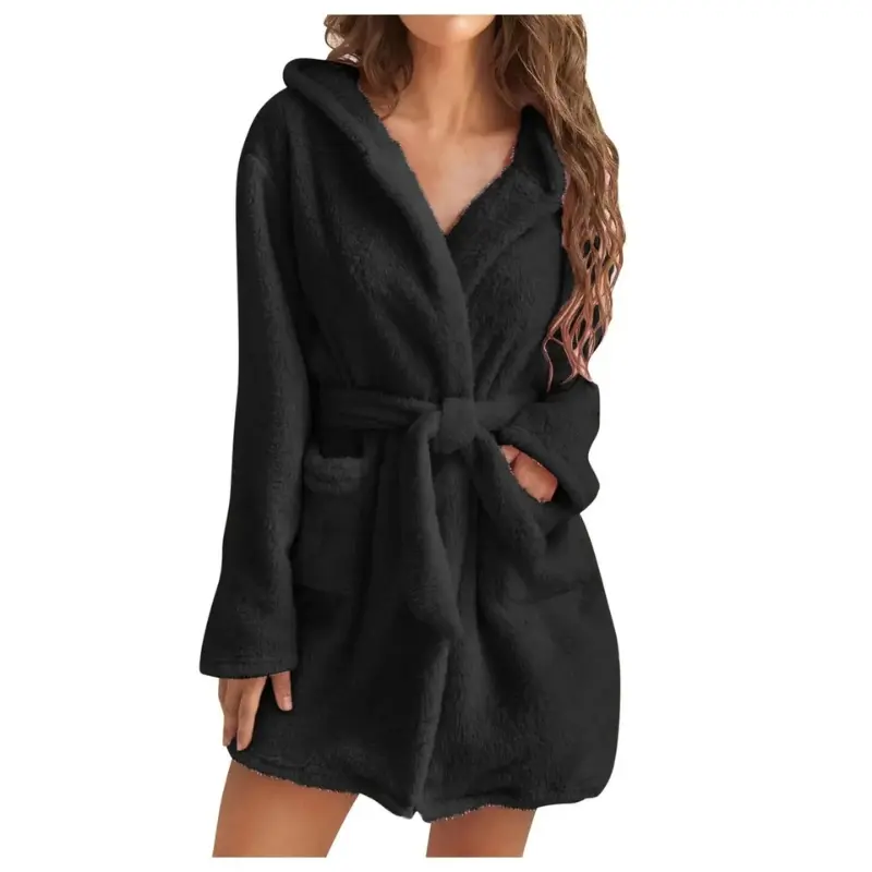 Peignoir femme Grace polaire manches longues