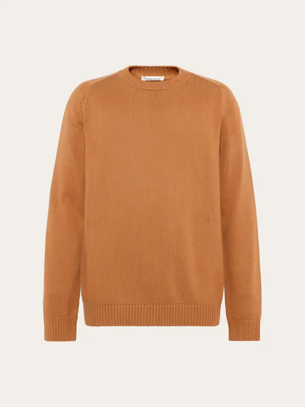Plain knitted crew neck - Lion