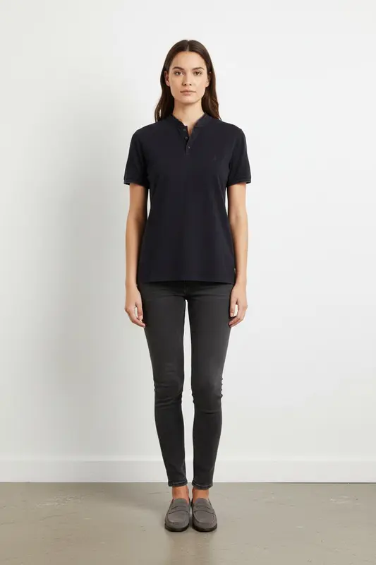 Polo bleu foncé - Taille M/38