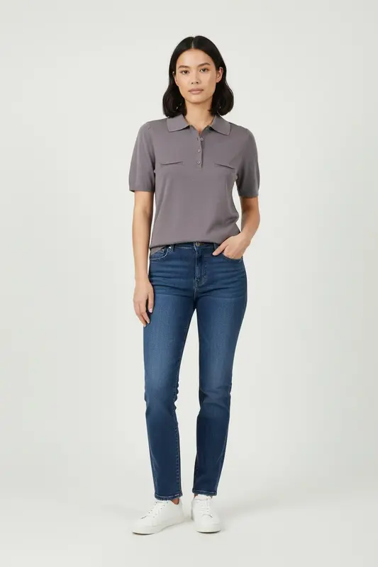 Polo Gris - Taille S/36