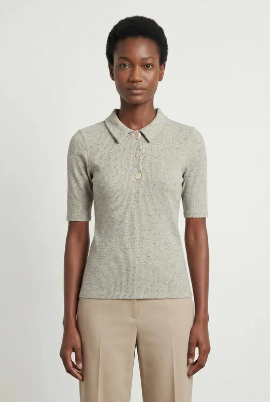 Polo Gris - Taille XS/34