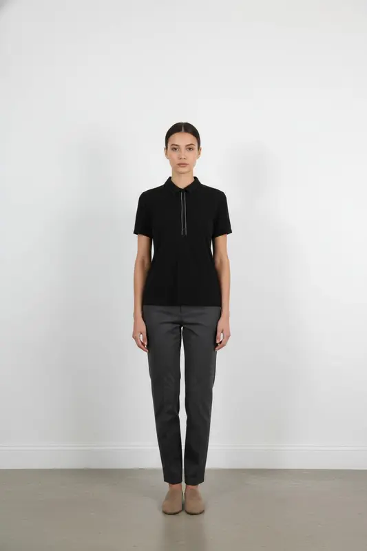 Polo Noir - Taille M/38