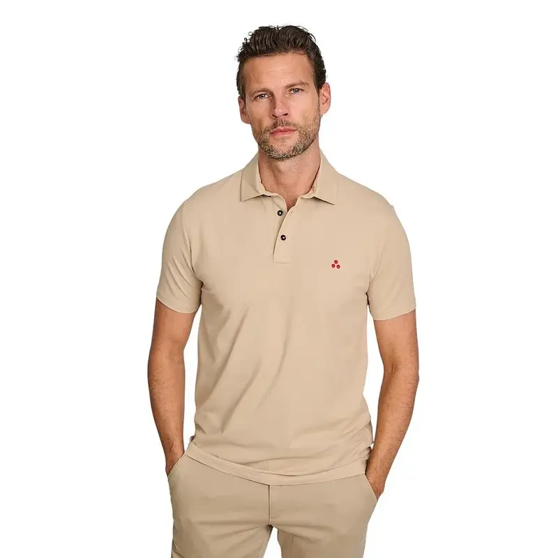 Polo Peuterey manches courtes hommes sable