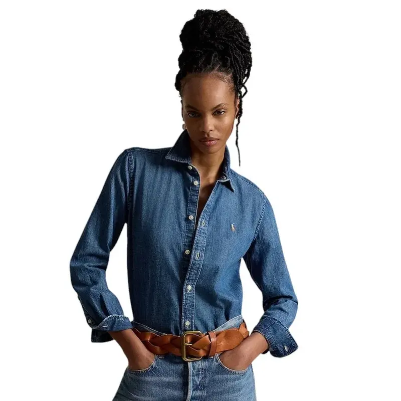 Polo Ralph Lauren Women blouse lange mouwen dames denim 211969458001