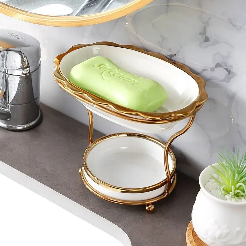 Porte-savon surélevé avec drainage rapide