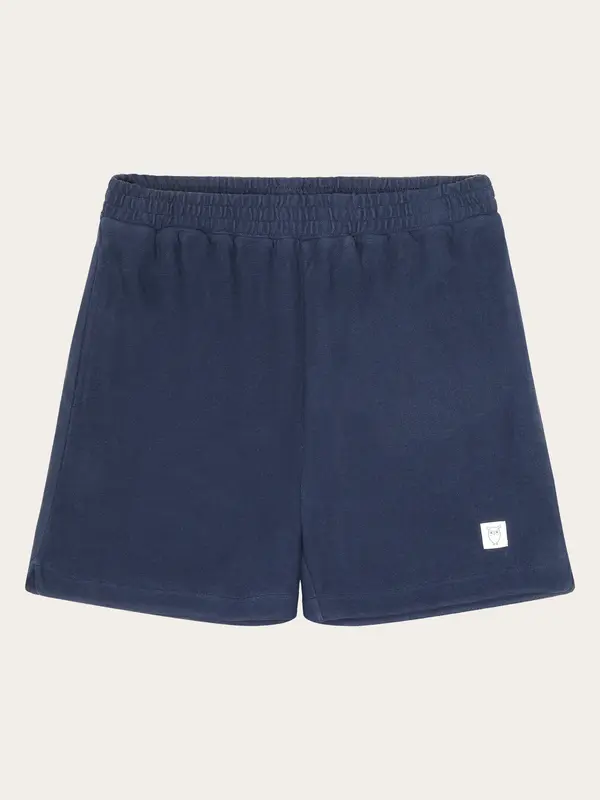 POSEY elastic waist bouclé shorts - GOTS/Vegan - Night Sky