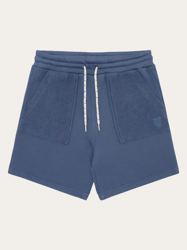 POSEY wide fit mid-rise sweat shorts - GOTS/Vegan - Vintage Indigo