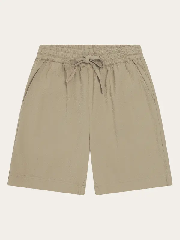 Posey wide seersucker shorts - Twill