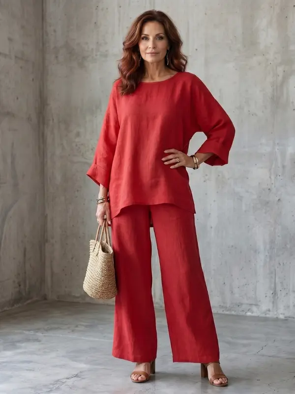 Prue - Tunique Ample Et Pantalon Large