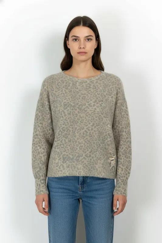 Pull Beige et Gris - Taille M/38
