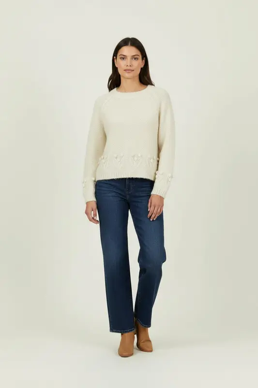 Pull Beige - Taille L/40
