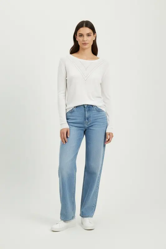 Pull Blanc - Taille S/36