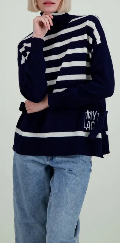 Pull Bleu en Cachemire - 36
