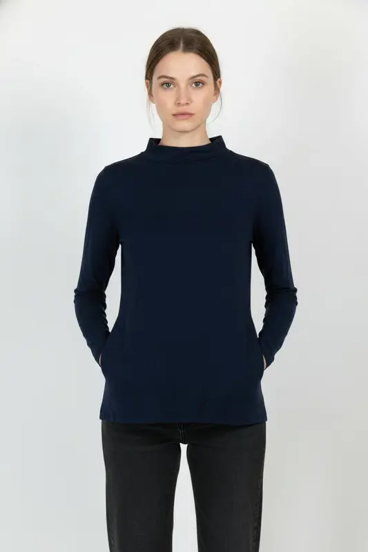 Pull Bleu Marine - Taille M/38
