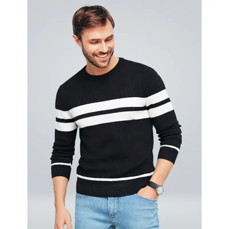 Pull Bruno en coton mélangé, confortable et respirant