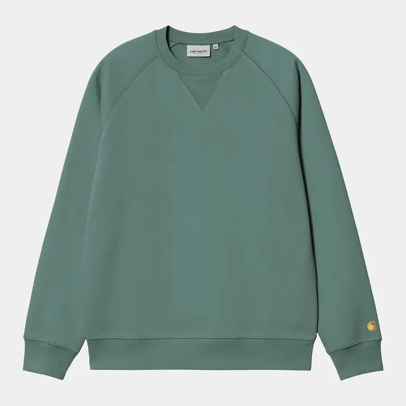 Pull Carhartt Wip CHASE SWEAT Silver Pine