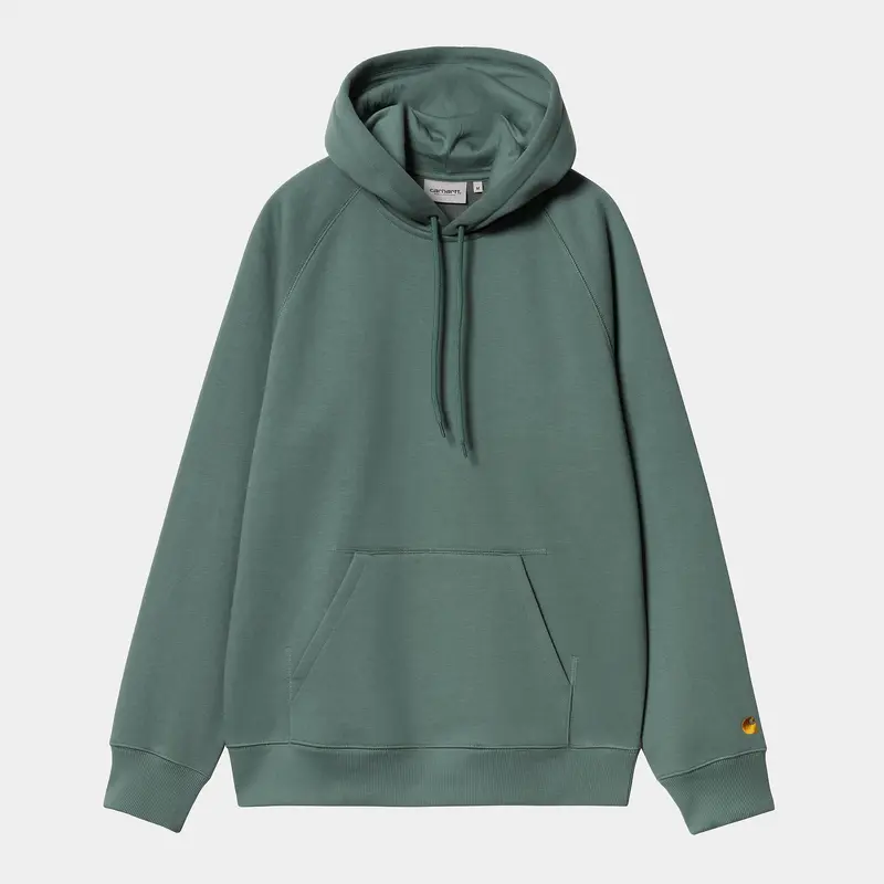 Pull Carhartt Wip HOODED CHASE SWEAT Silver Pine