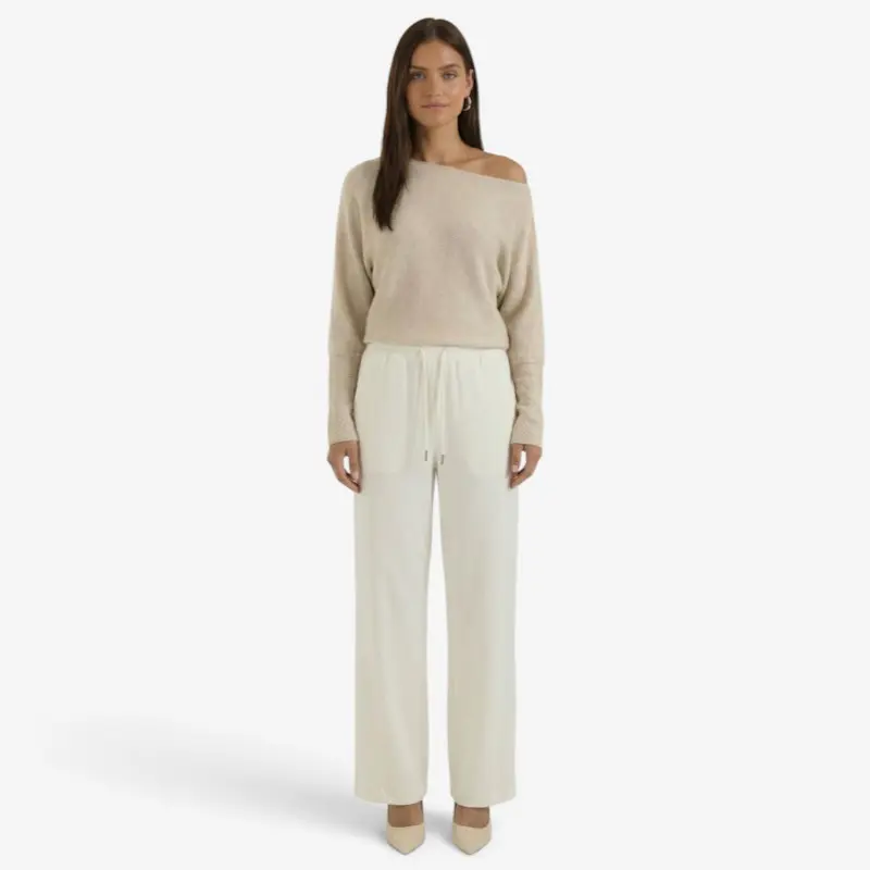 Pull Femme à Scollo Asymétrique