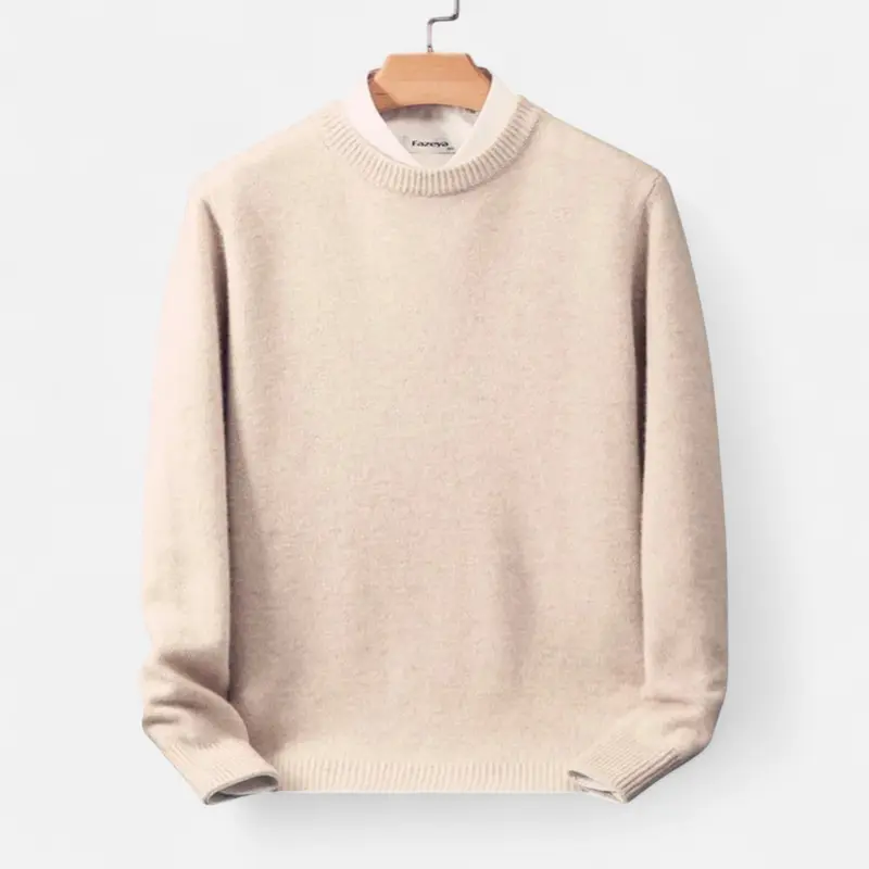 Pull homme coupe classique, maille fine et douce