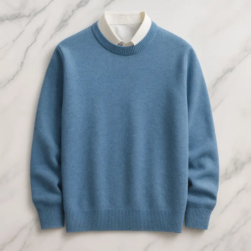 Pull homme en cachemire premium, chaleur légère et élégance