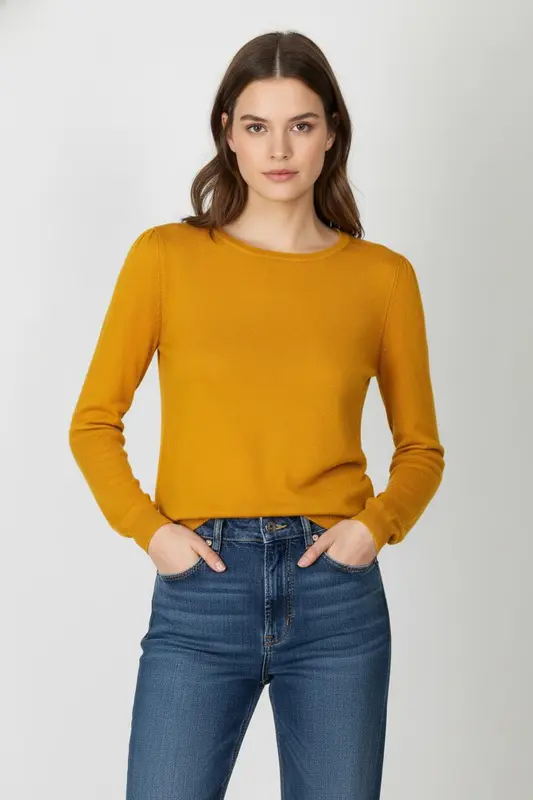 Pull Orange - Taille L/40