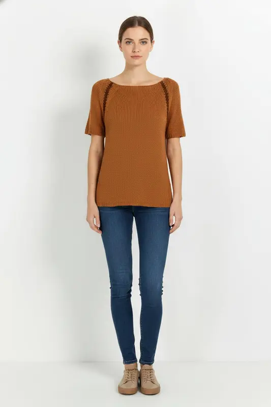 Pull Orange - Taille M/38