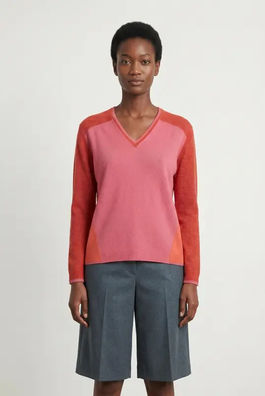 Pull Rose et Orange - Taille M/38