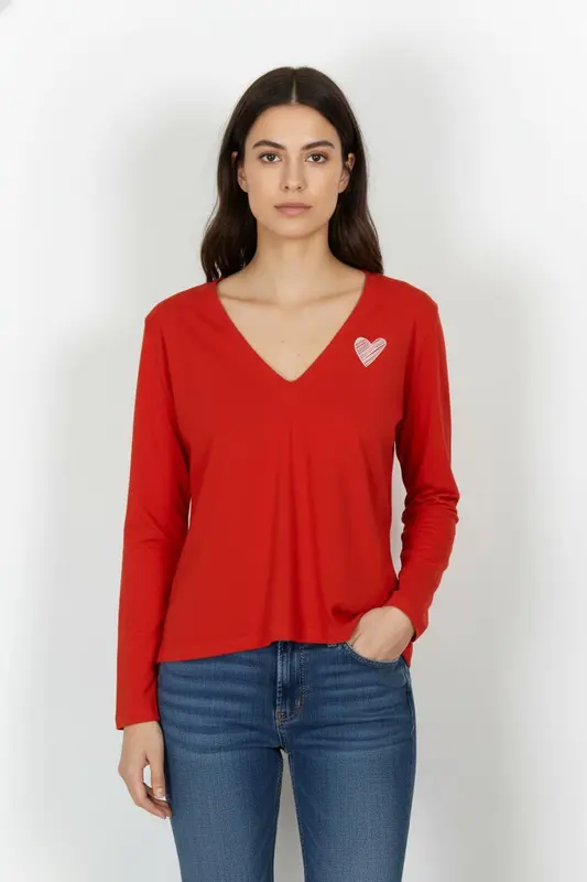 Pull Rouge - Taille XL/42
