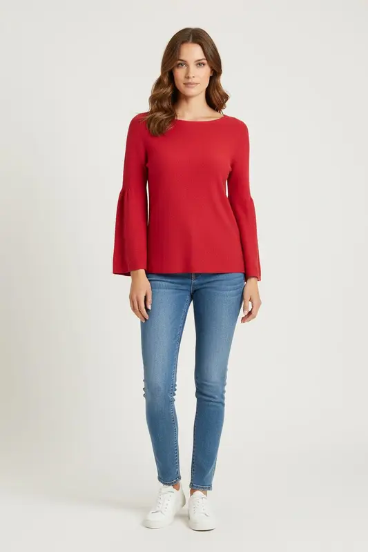 Pull Rouge - Taille XS/34