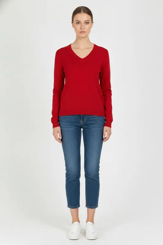 Pull Rouge - Taille XXL/44