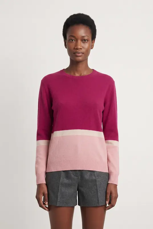 Pull Violet et Rose - Taille S/36