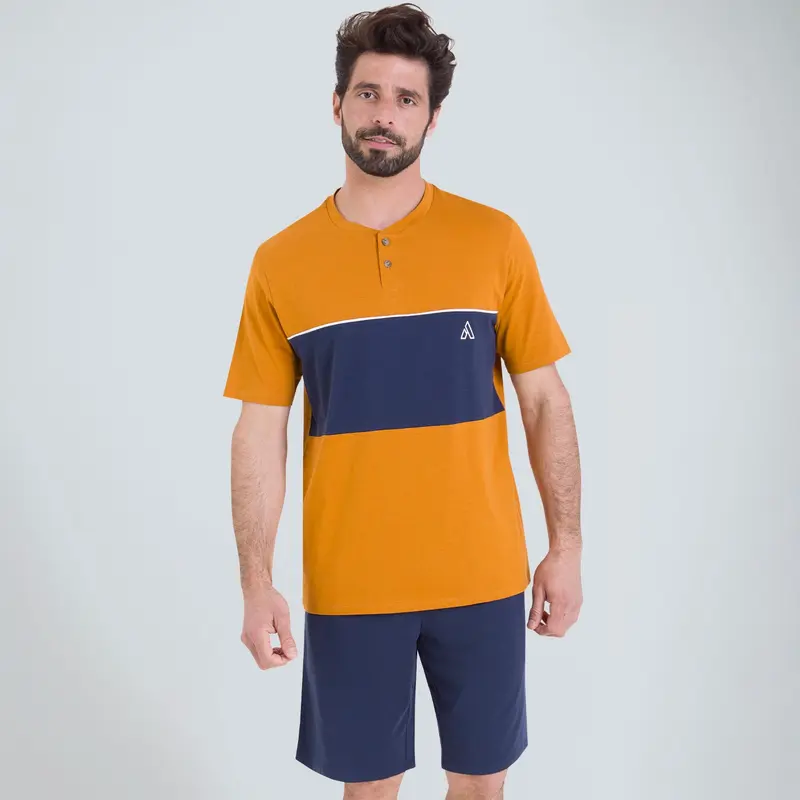 Pyjama court homme Chic Athena