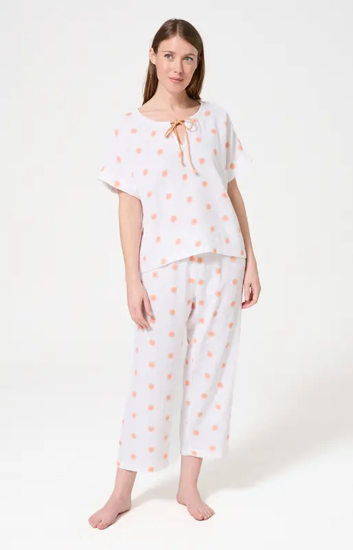Pyjama en gaze de coton - Soleil