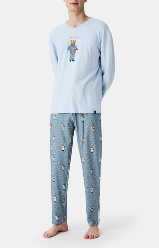 Pyjama en jersey de coton épais - Esprit Livre