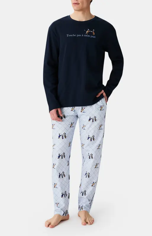 Pyjama en jersey de coton épais - Touche pas à mon putt