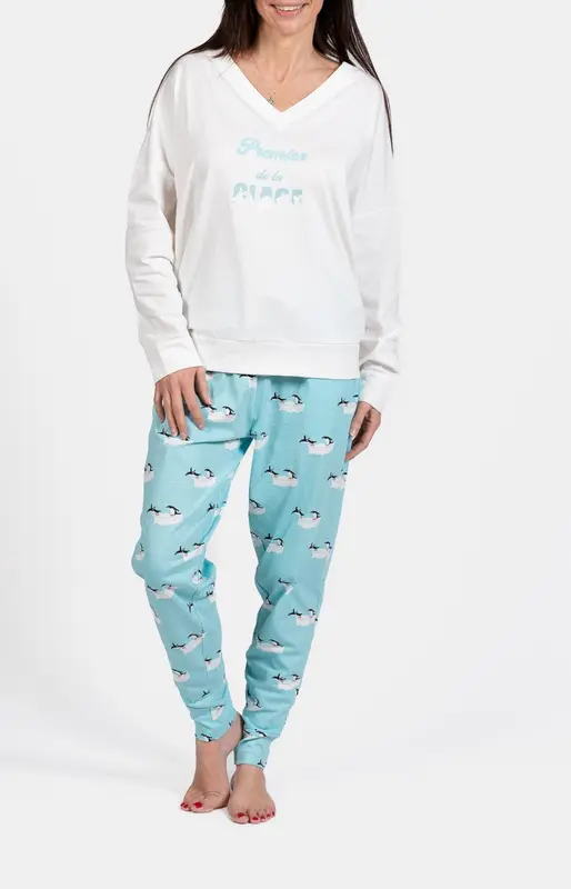 Pyjama en jersey de coton - Première de la glace