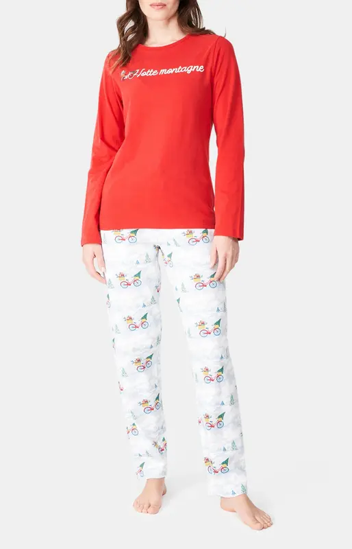 Pyjama - Hotte montagne Blanc