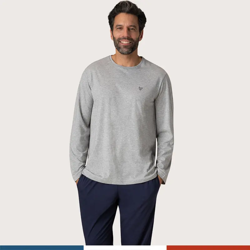 Pyjama long col rond homme Fait en France Eminence