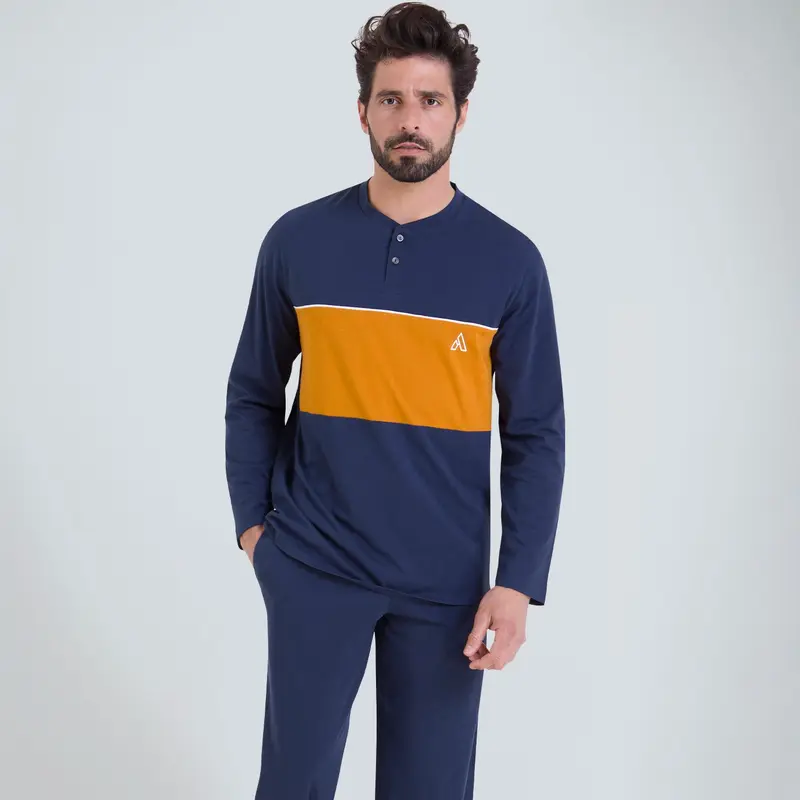 Pyjama long homme Chic Athena