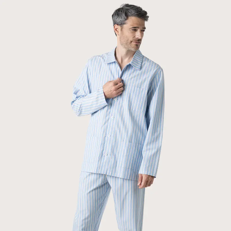 Pyjama long homme Popeline Eminence