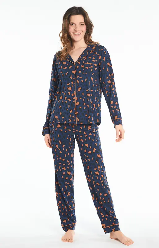 Pyjama Long Lyocell - Leopard