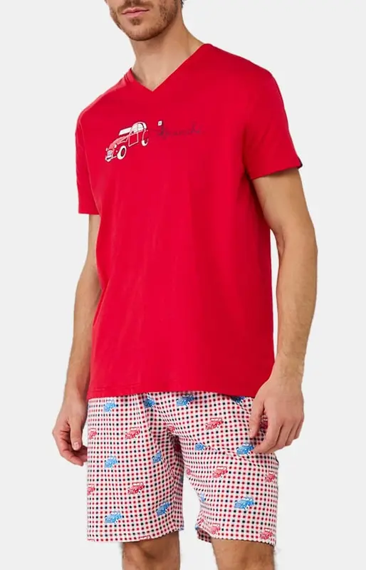 Pyjashort en jersey de coton léger - 2CV Branché
