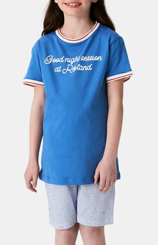 Pyjashort enfant en jersey de coton léger - Good Night Session