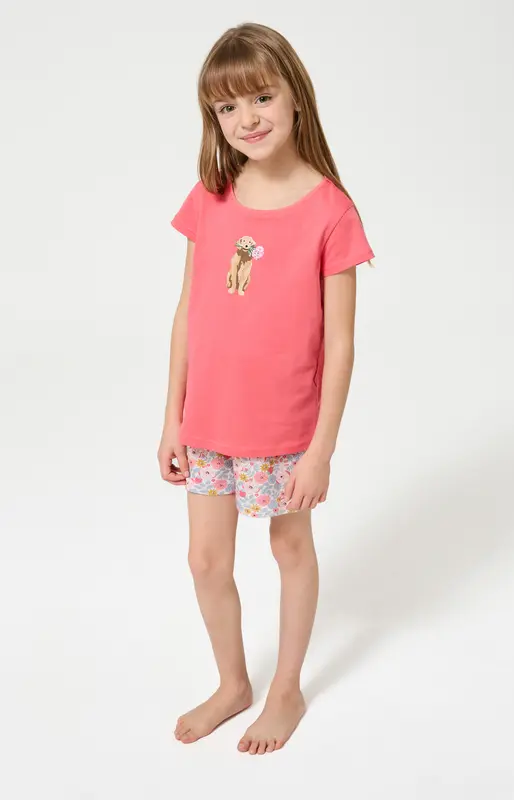 Pyjashort enfant en jersey de coton léger - Nina