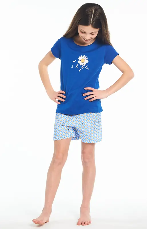 Pyjashort Paquerette Azur