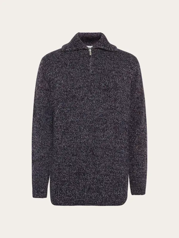 Quater zip sweater - Blue Multi