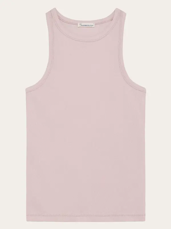 Racer rib top - Pale Lilac